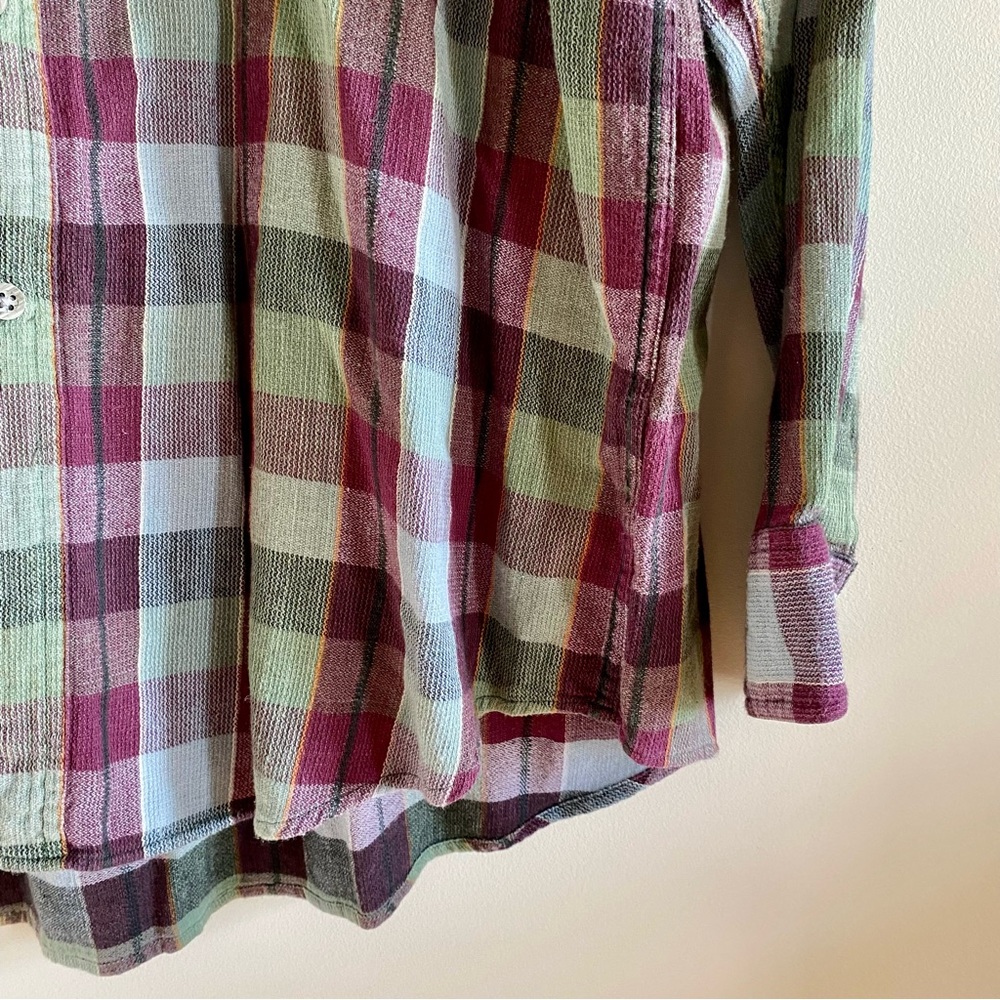 Plaid Button Down Shirt - Picture 4 of 5